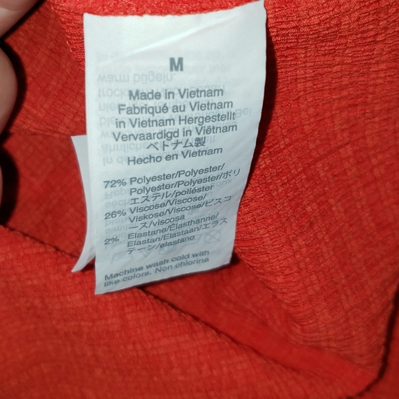 Cute Red Texture and Thread Madewell Top - Picture 8 of 10